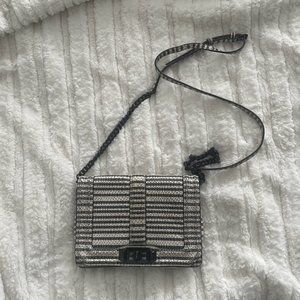 Striped Rebecca Minkoff Crossbody Purse